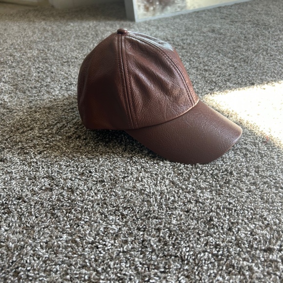 Free People Hailey Baseball Hat | Cognac - Picture 2 of 5